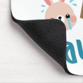 バートハレデイバニーおもしろいラビットかわいいイースター マウスパッド (コーナー)