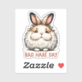 バートハレデイバニーおもしろいラビットプン シール (シート)