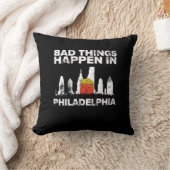 バートハンドフィラデルフィア不気味ハロウィーントランプキン クッション (ブランケット)