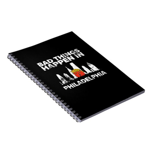 バートハンドフィラデルフィア不気味ハロウィーントランプキン ノートブック (右側)