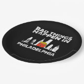 バートハンドフィラデルフィア不気味ハロウィーントランプキン ペーパープレート (アングル)