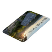 バートフォークバレーオーバービューアットサンセット マグネット (左側)