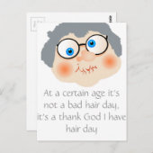 バートヘアデイグラニー ポストカード (正面/裏面)