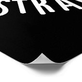 バートベリーパンストローメイタイズフルーツプンダークBG ポスター (角)