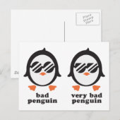 バートペンギン – Pinguin ポストカード (正面/裏面)