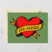 バートホームブルタトゥー ポストカード (正面/裏面)