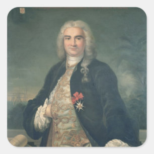 バートランドFrancois Mahe de la Bourdonnais スクエアシール