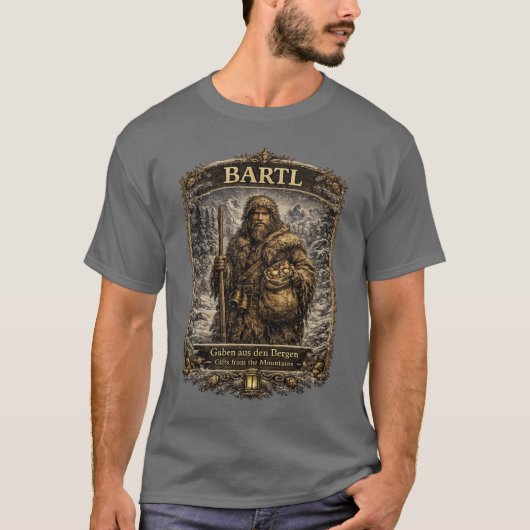 バートルのアルプスのクリスマス: 山からの贈り物 Tシャツ (正面)