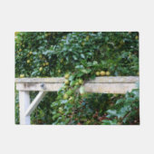 バートレットは木のヒッチングポストにピアーズ ドアマット (正面)