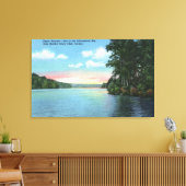 バートレ運ットクラブビューオブアッパーサラナク湖 キャンバスプリント (インサイチュ (リビング))