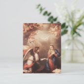 バートロメムリロ – 受胎告知 ポストカード (スタンド正面)