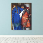 バートンによる砲塔階段の会議 キャンバスプリント (インサイチュ (ウッドフロア))