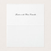 バートンオンザウォータークリスマスツリーコッツウォルズカード (内部フラット)