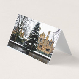 バートンオンザウォータークリスマスツリーコッツウォルズカード