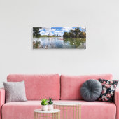 バートンクリークアットレディーバードレイク – オースティン，テキサス州 キャンバスプリント (インサイチュ (リビング))