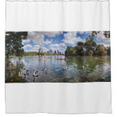 バートンクリークアットレディーバードレイク – オースティン，テキサス州 シャワーカーテン (正面)