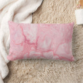バートンファミリーコレクションピンクマーブル ランバークッション (ブランケット)