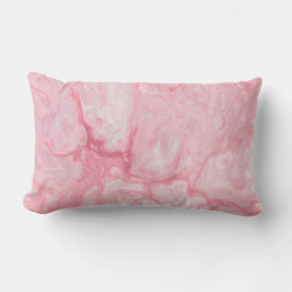 バートンファミリーコレクションピンクマーブル ランバークッション