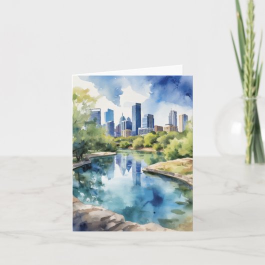 バートン春オースティンテキサス州 カード (正面)