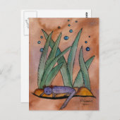 バートン春サラマンダー ポストカード (正面/裏面)