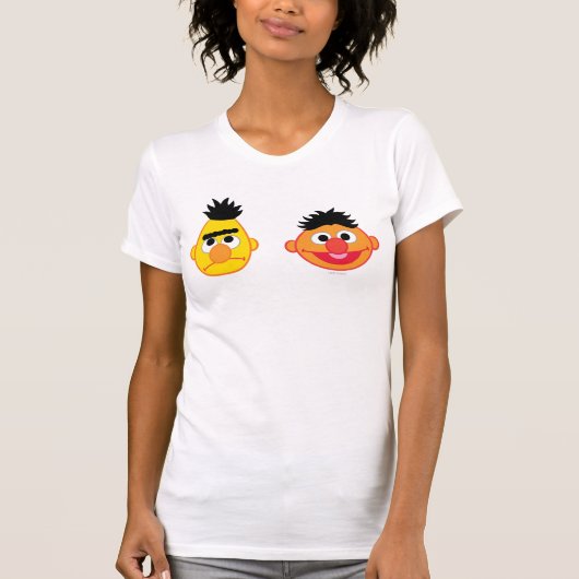 バート及びErnie Emojis Tシャツ (正面)