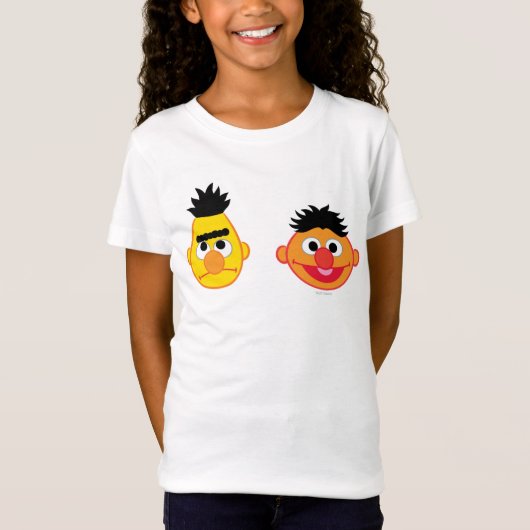 バート及びErnie Emojis Tシャツ (正面)