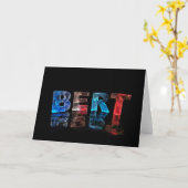 バート用グリーティングカード カード (黄色い花)