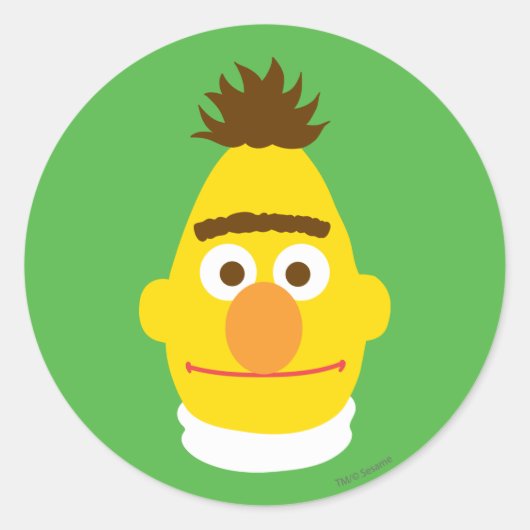 バート顔 ラウンドシール (正面)