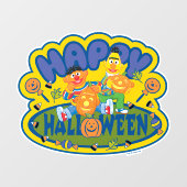 バート&アーニー |ハッピーハローウィン ウィンドウサイン (シート)