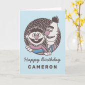 バート&アーニー|ブロス カード (黄色い花)