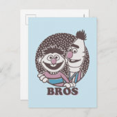 バート&アーニー |ブロス ポストカード (正面/裏面)