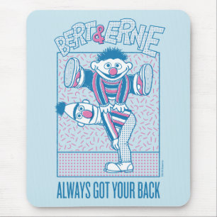 バート&アーニー  常に得背中 マウスパッド