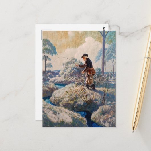 バート・マッコリソン・バイ・ニューウェル・コンバーズ・ワイエス ポストカード (正面/裏面インサイチュ)