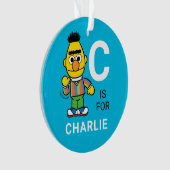 バート |名パーソナライズされた前(写真付き)オーナメント オーナメント (正面)