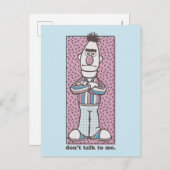 バート |話し掛けない ポストカード (正面/裏面)