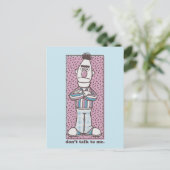 バート |話し掛けない ポストカード (スタンド正面)