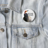 バードおたくアカゲキウギペッカー 缶バッジ (インサイチュ)