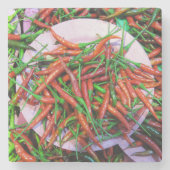 バードアイチリピーマン ストーンコースター (正面)