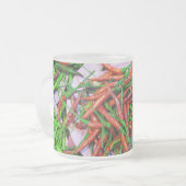 バードアイチリピーマン フロストグラスマグカップ (正面左)