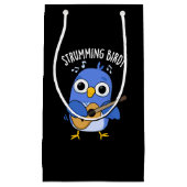 バードアニマルおもしろいドプンダークBG スモールペーパーバッグ (正面)