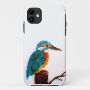 バードアートカラフルカワセミ iPhone 11 ケース