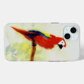 バードアートカラフルマカオパロット Case-Mate iPhoneケース (裏面 (横))