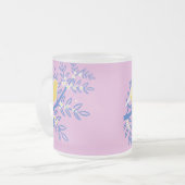 バードアートマグカップ フロストグラスマグカップ (正面左)