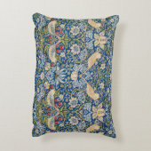 バードアールヌーボーデザイン アクセントクッション (裏面(縦))