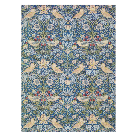 バードアールヌーボーデザイン テーブルクロス (正面)