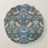 バードアールヌーボーデザイン ラウンドクッション (裏面)