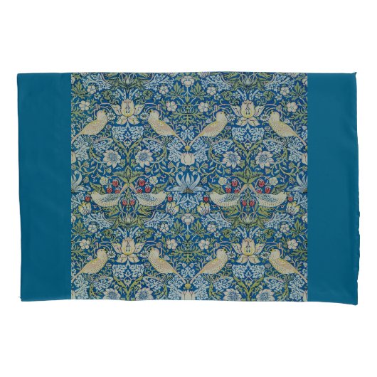 バードアールヌーボーデザイン 枕カバー (正面)