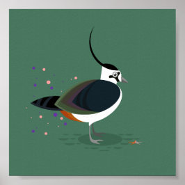 バードイラストレーション – ラッピング ポスター