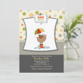 バードインブーツシャワー招待状 招待状 (スタンド正面)