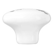 バードウィングバタフライシャドーモノグラム セラミックノブ (側面)